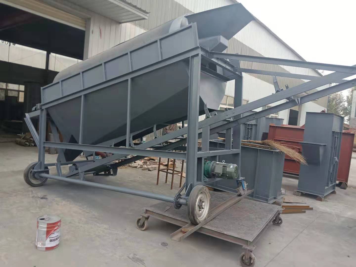 不銹鋼<a href='http://m.cnbzz.com' title='滾筒篩' target='_blank'>滾筒篩</a>在槐米加工工藝中的應用